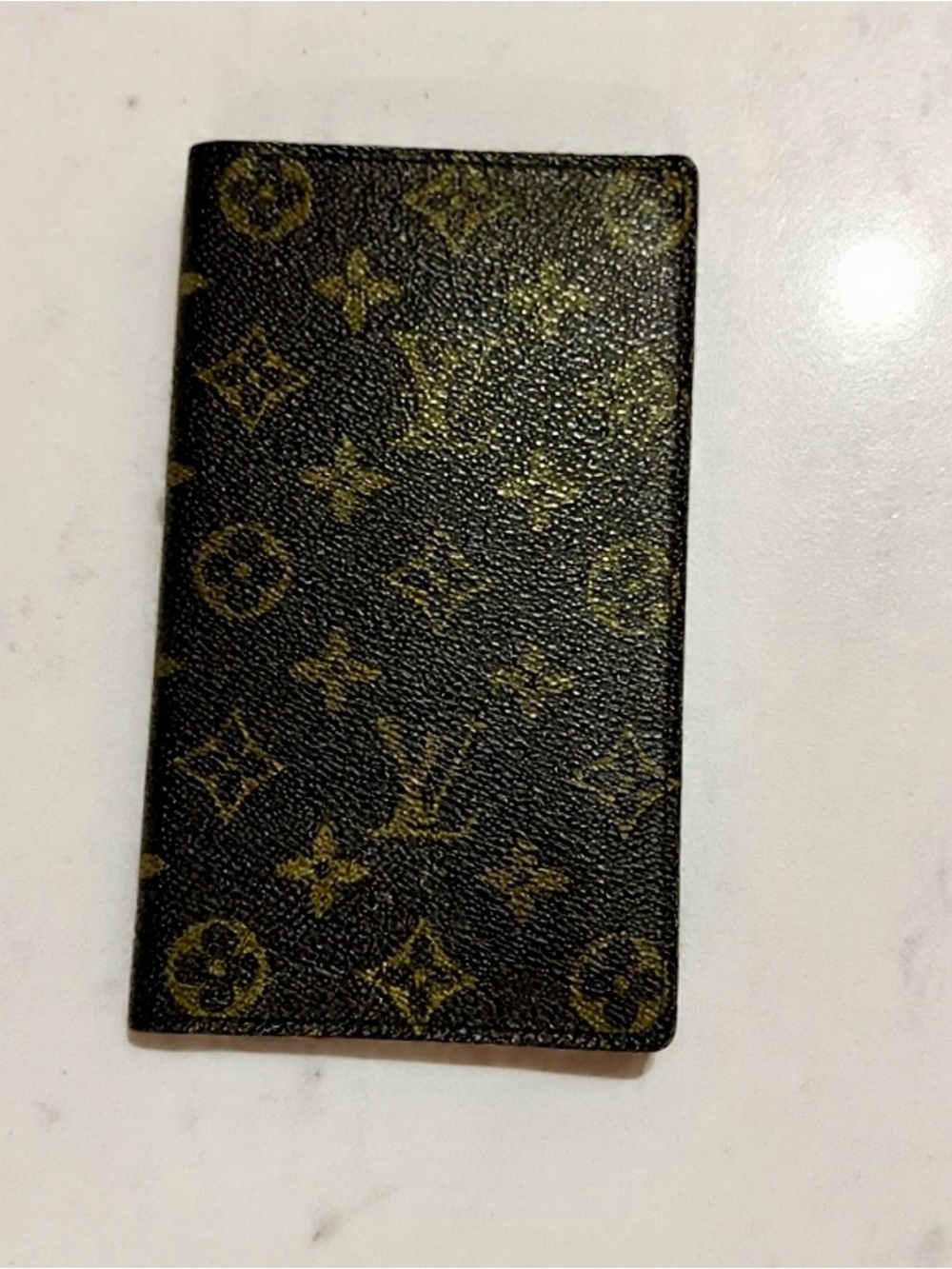 Louis Vuitton Monogram Bifold Card Holder Wallet Brown LV